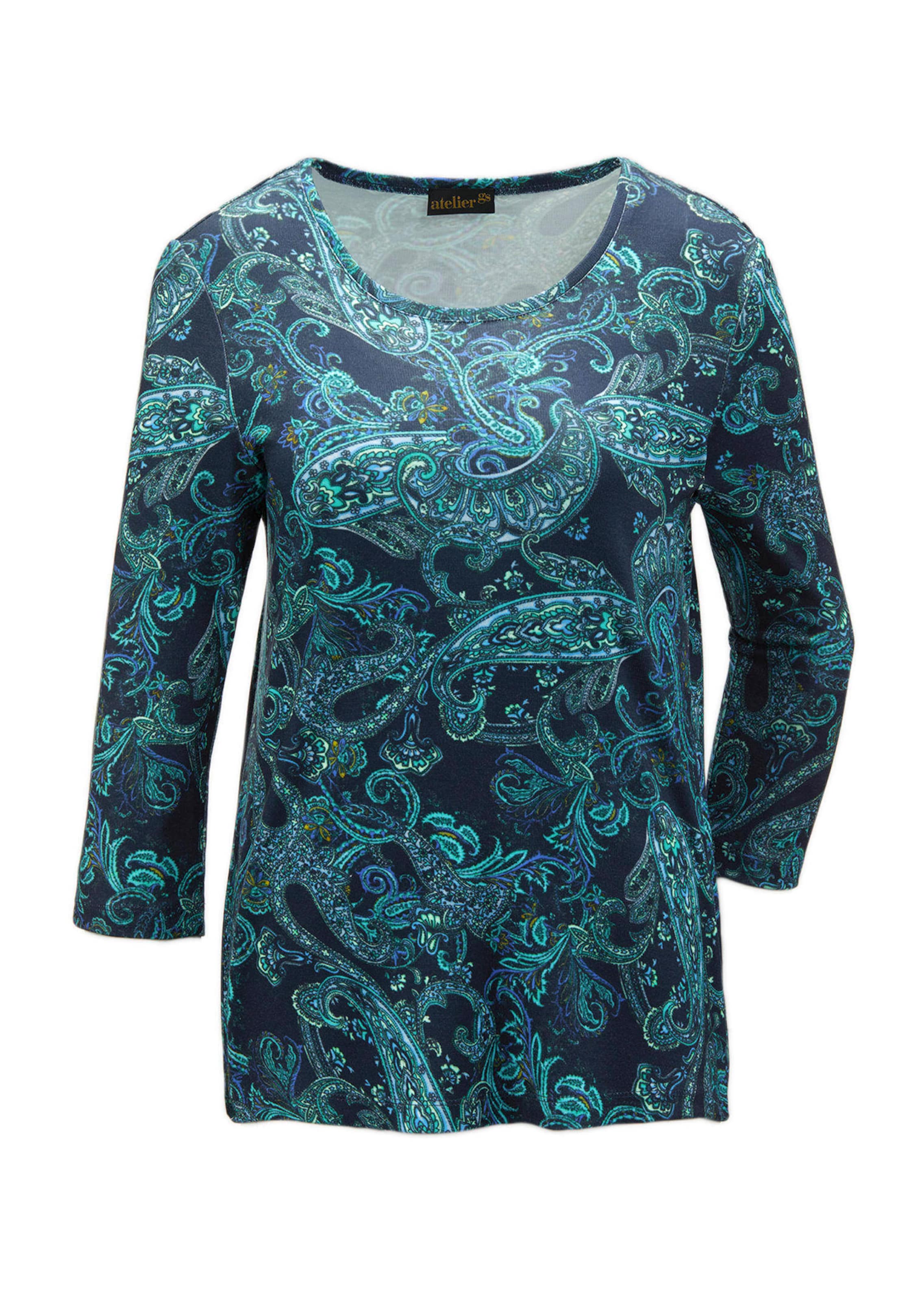Gedessineerd shirt in krachtige kleuren