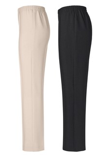 Twee broeken (CARLA) met elastische tailleband thumbnail 5