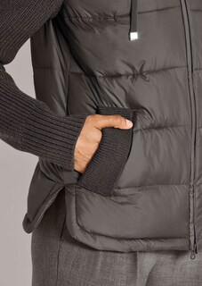 Steppjacke mit Strickärmeln thumbnail 6