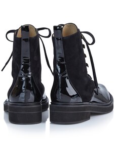 Schnür-Boots in edlem Leder-Mix thumbnail 2