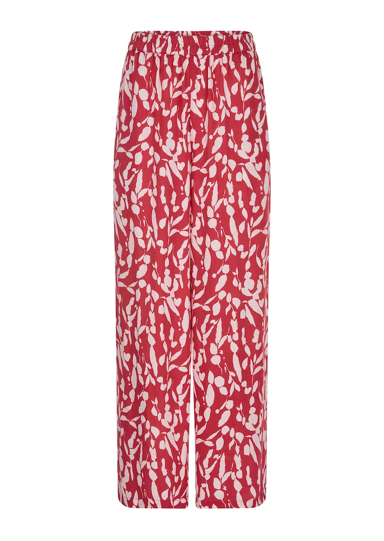Weite Hose VERA aus Viskose-Satin