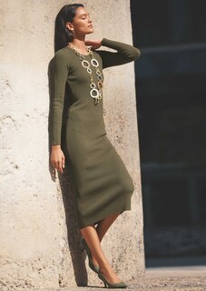 Strickkleid in angesagter Midi-Länge thumbnail 1
