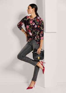 Strickjacke mit Unikat-Print thumbnail 5
