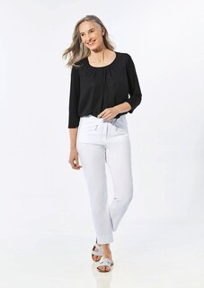 Pantalon 7/8 en bengaline LOUISA thumbnail 3