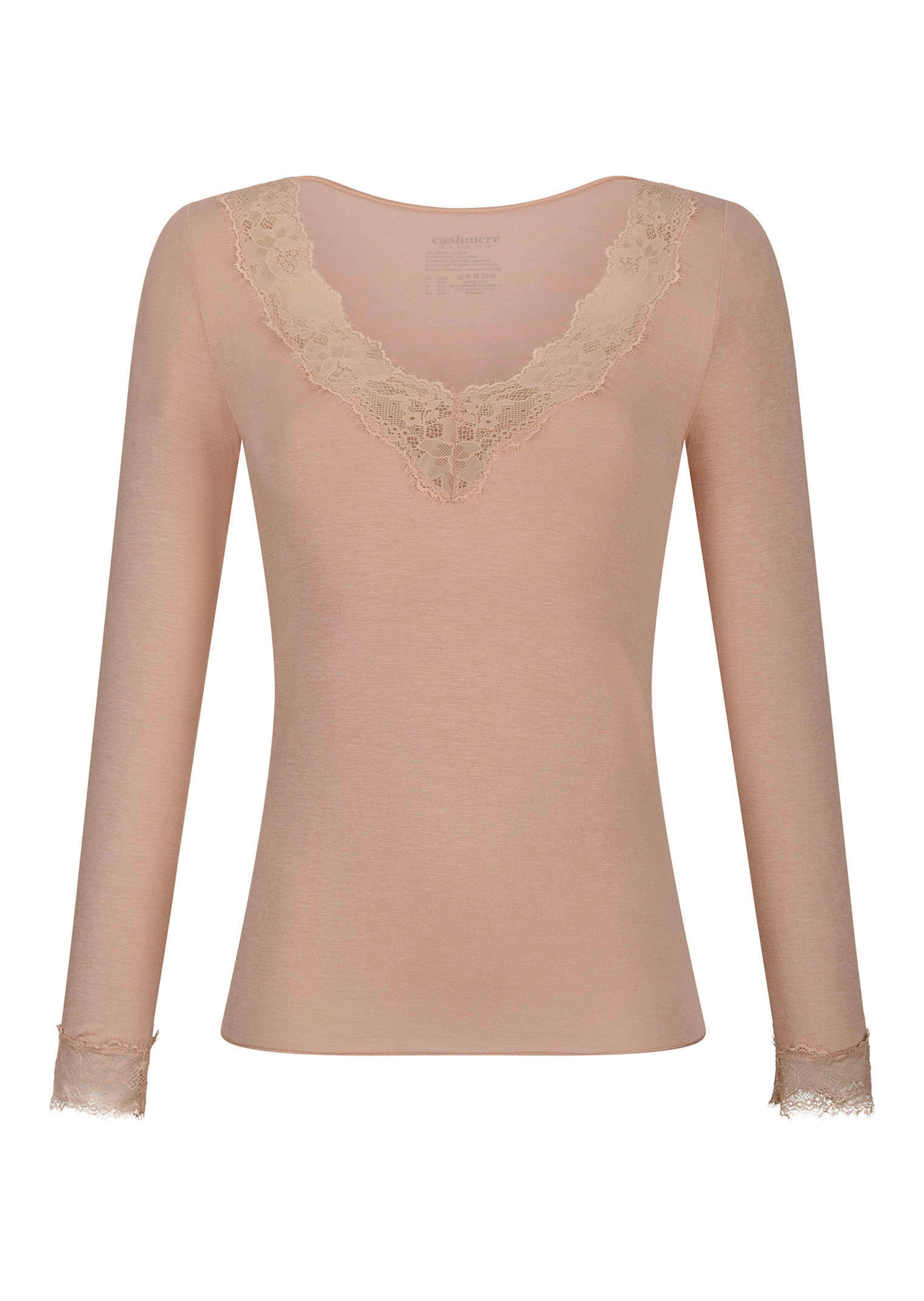 Langarmshirt mit Spitze