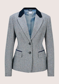 Blazer mit Samt-Akzenten thumbnail 7