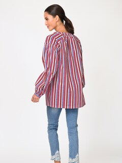 Bluse mit verschiedenfarbenen Streifen thumbnail 3