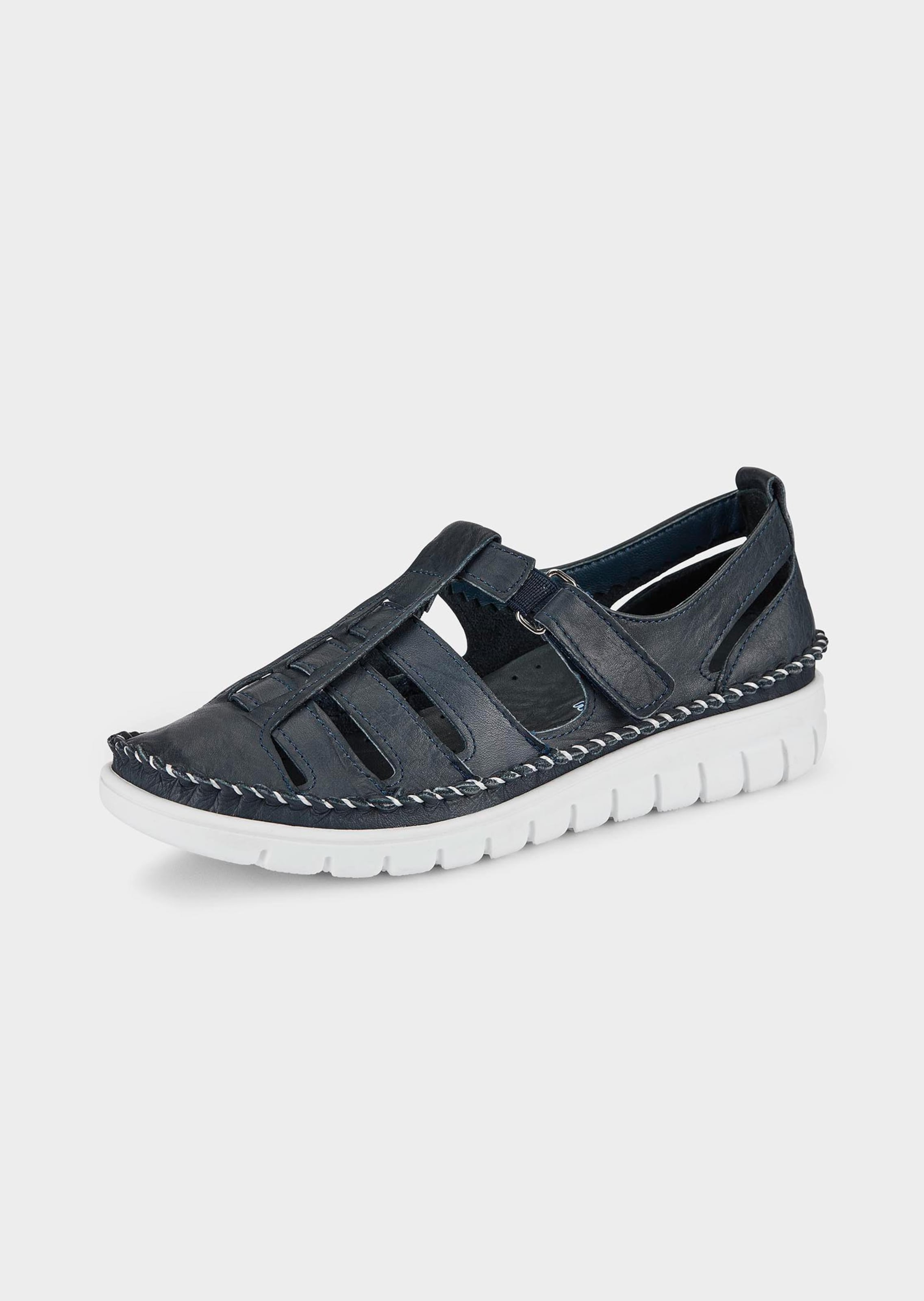 Leder-Sandalen mit geschlossener Ferse
