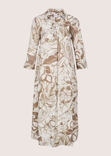 Sommerkleid mit floralem Print und 3/4-Arm thumbnail 7