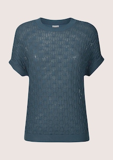 Pull léger en maille ajourée thumbnail 7