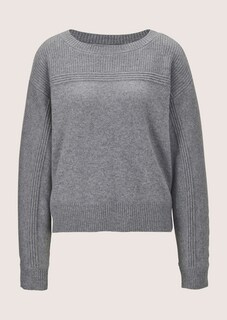Kaschmir-Pullover mit U-Boot-Ausschnitt thumbnail 6