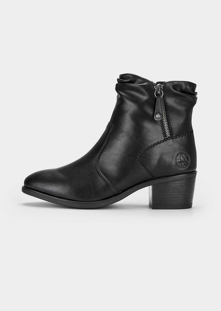 Bottines Ă talon bloc