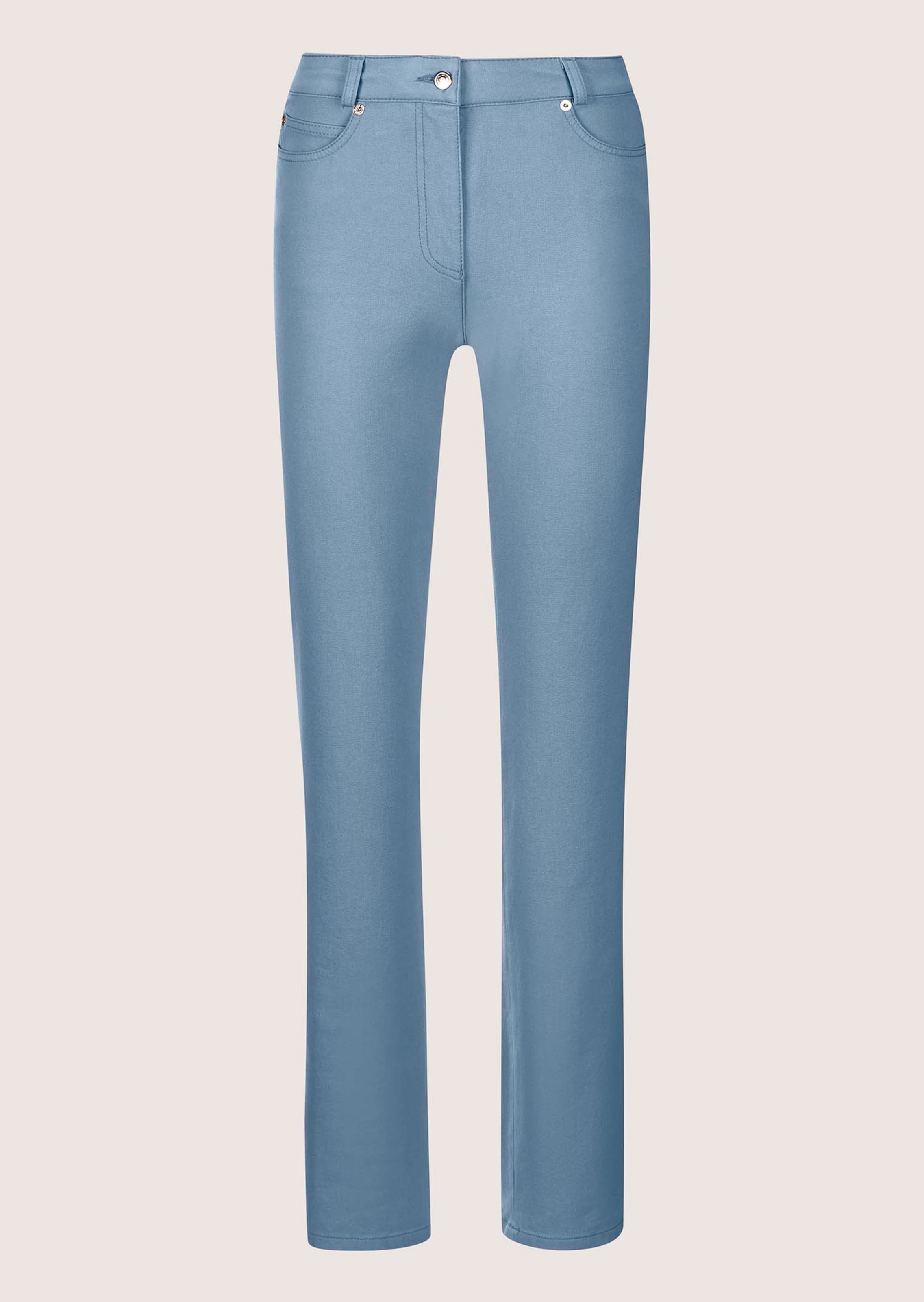 M-Jeans in gerader Form mit Logo-Stickerei thumbnail 6