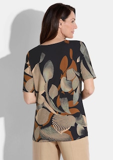 T-shirt en jersey en viscose naturelle thumbnail 2