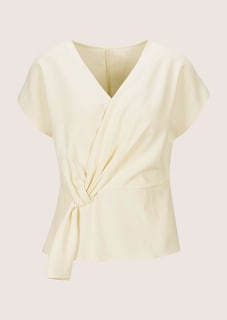 Bluse mit Wickeleffekt und V-Ausschnitt thumbnail 7