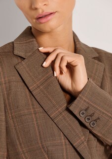 Karierter Blazer im Brit-Chic-Stil thumbnail 6