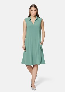 Ärmelloses Kleid mit Hemdkragen thumbnail 3
