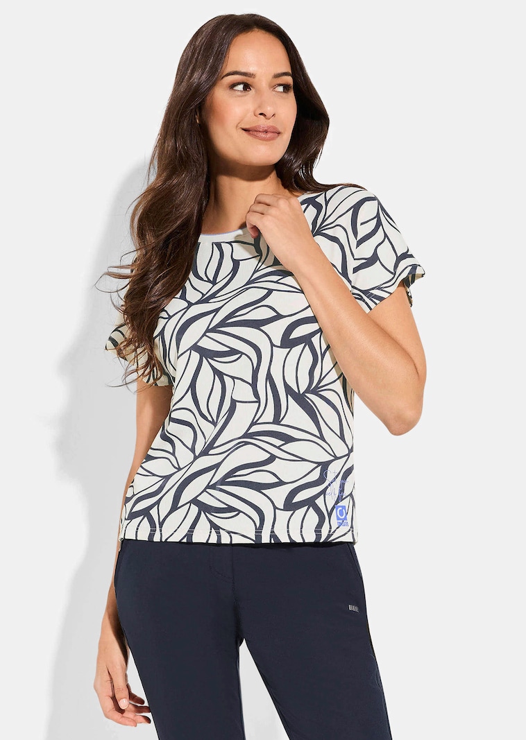 T-shirt fonctionnel en jersey côtelé respirant
