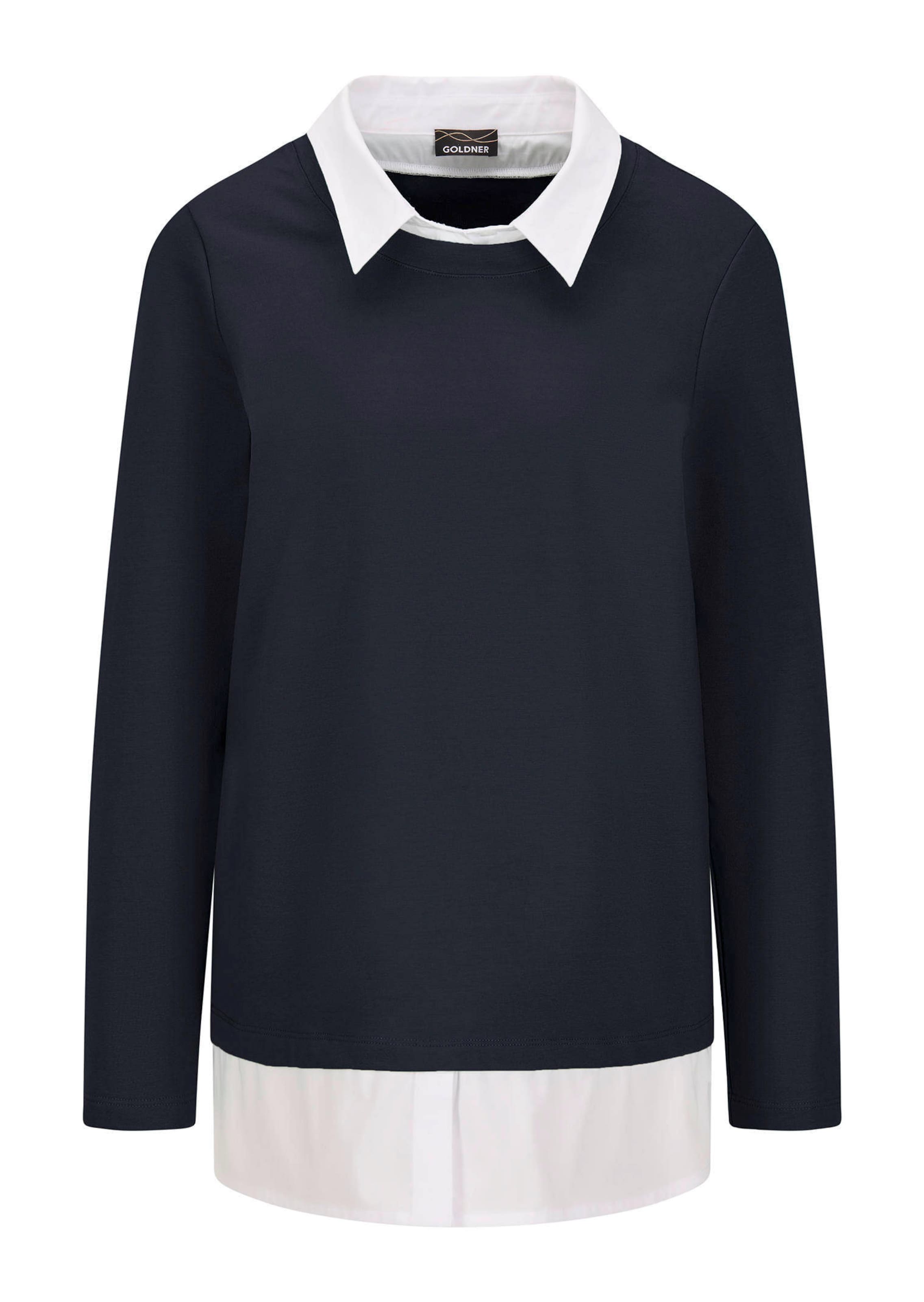 Sweatshirt in 2-in-1-Optik