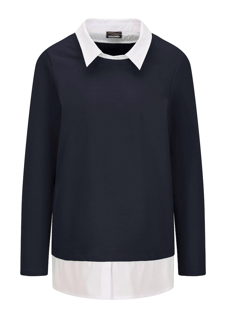 Sweat-shirt aspect 2-en-1