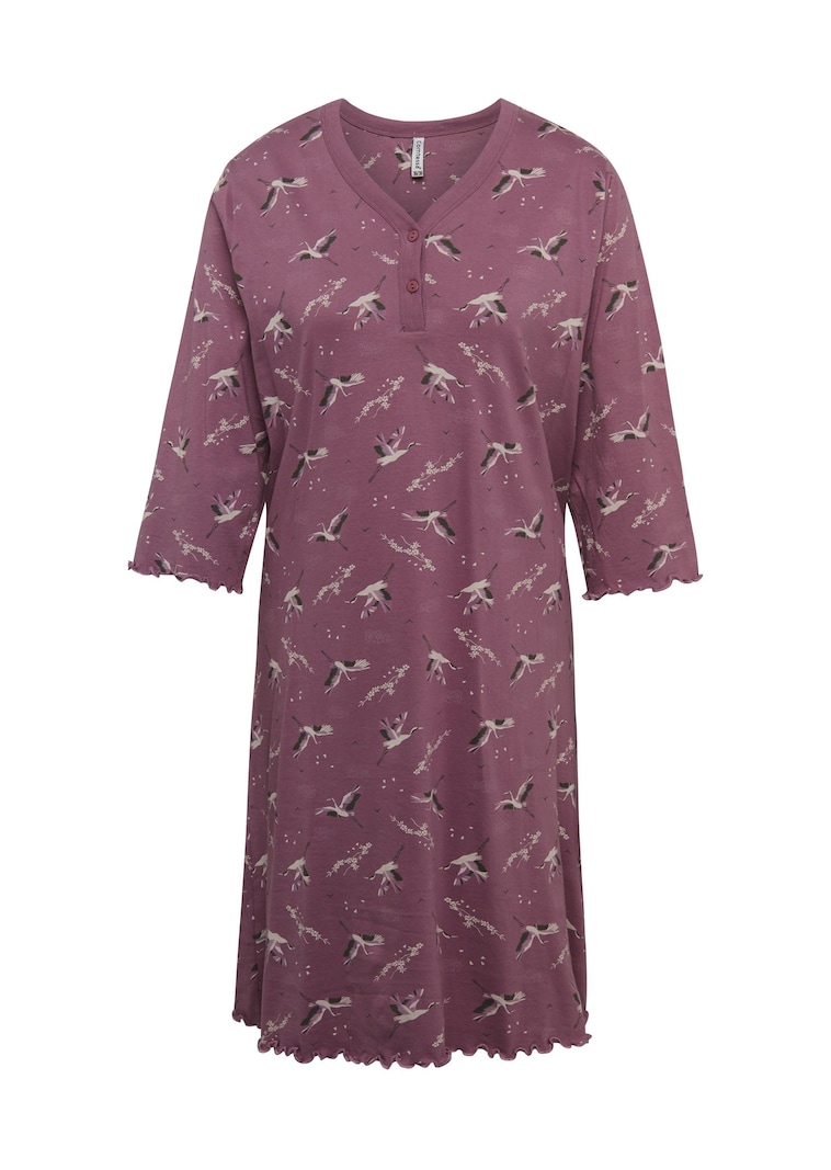 Katoenen pyjama met knoopsluiting