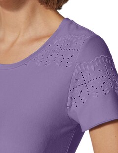 Shirt mit Lochstickerei thumbnail 6