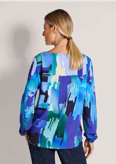 Blouse en viscose avec encolure bateau thumbnail 4