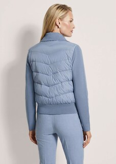 Quilted jacket with large collar thumbnail 4