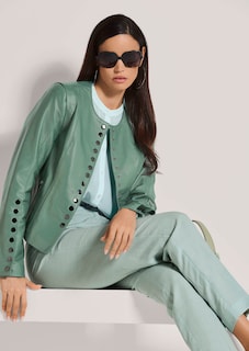 Veste. Cuir nappa d'agneau thumbnail 5