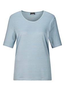 Jersey-Shirt mit Streifenmuster thumbnail 4