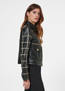 Veste. Cuir nappa d'agneau thumbnail 5