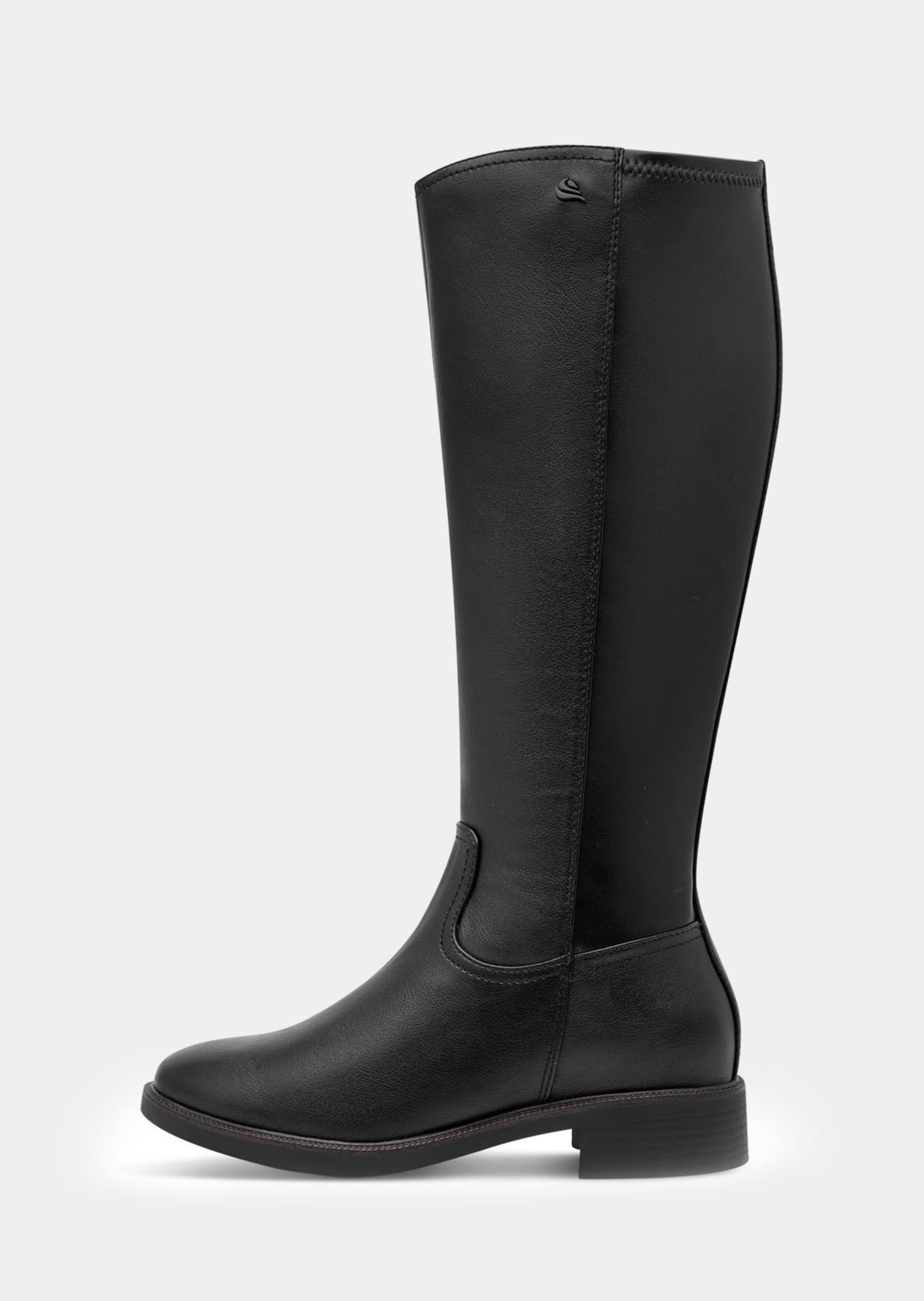 Stiefel mit Stretch-Einsatz am Schaft