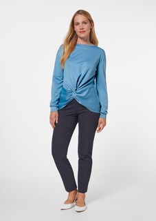 Sweatshirt mit Knoten-Drapierung thumbnail 3