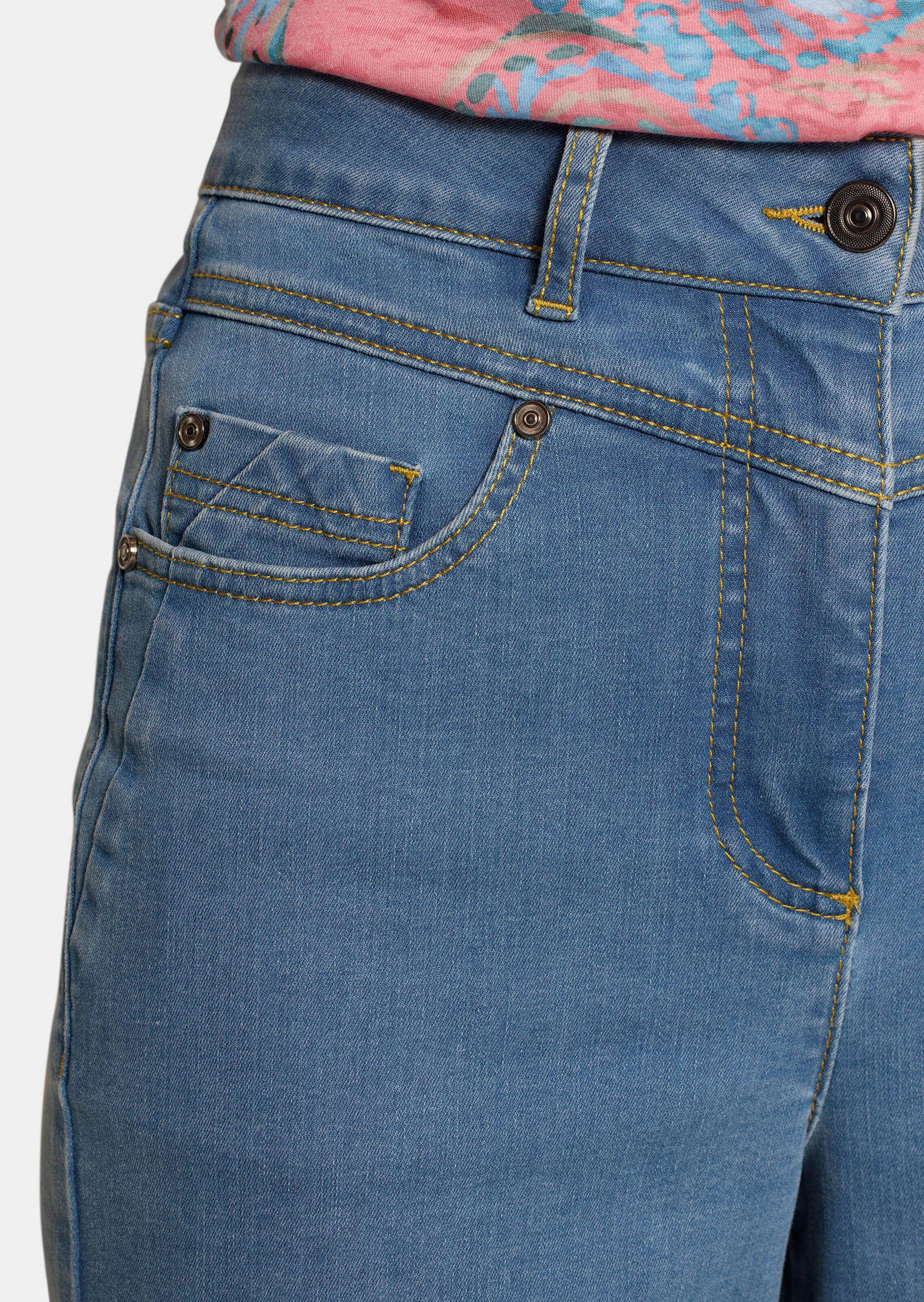 Weite Jeans VERA mit Formbund thumbnail 5