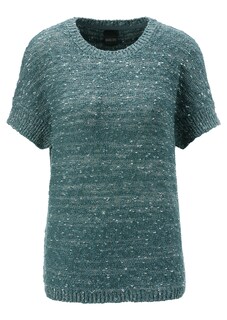Kurzarm-Pullover im Bicolor-Look thumbnail 2