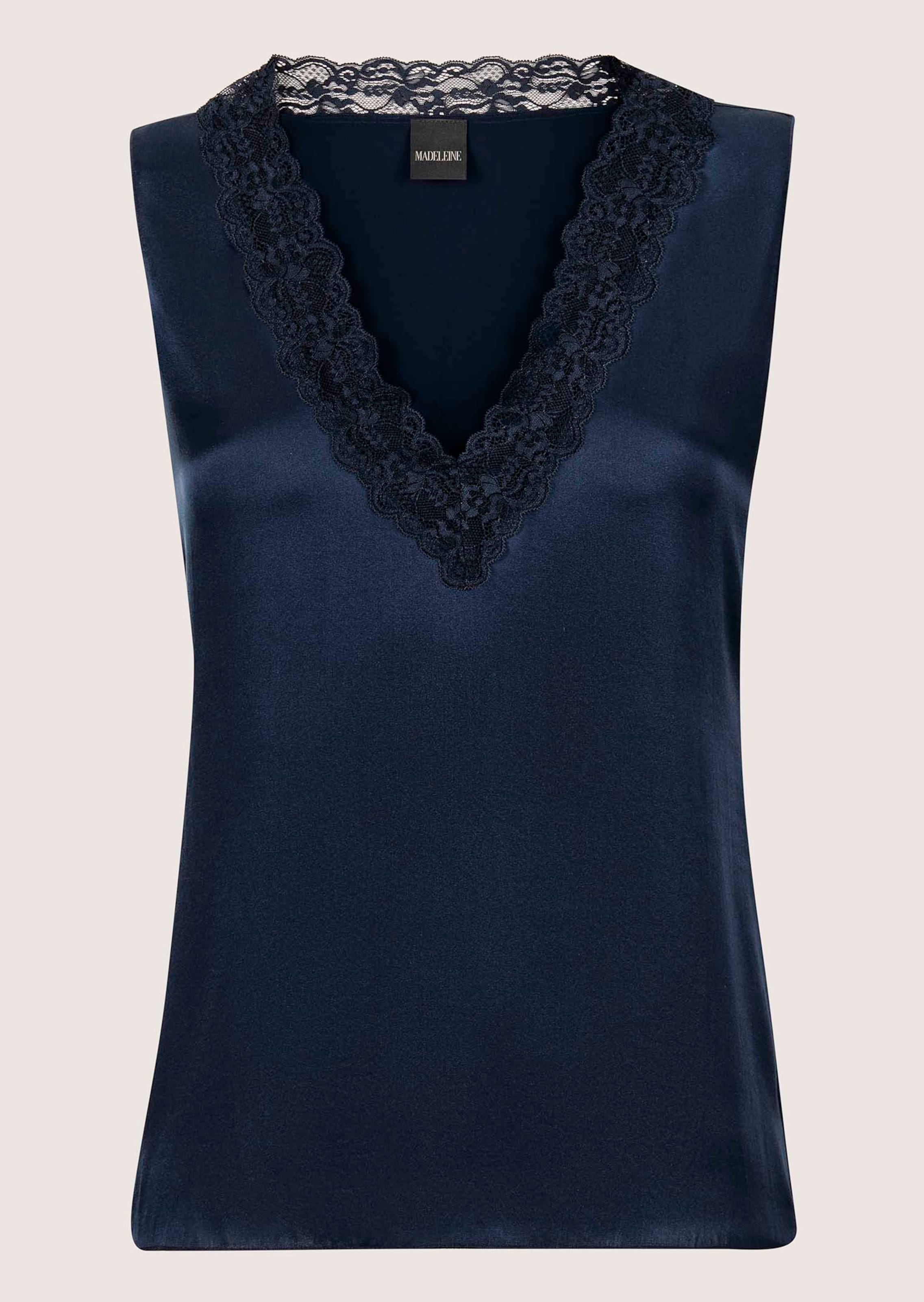 Lingerie-Top aus Seidenstretch