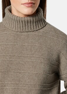 Rollkragen-Pullover mit dezenten Strickdetails thumbnail 6
