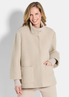 Modische Jacke mit Strickbündchen thumbnail 1