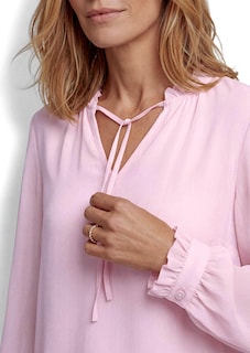 Bluse aus Krepp-Qualität mit Rüschen thumbnail 5