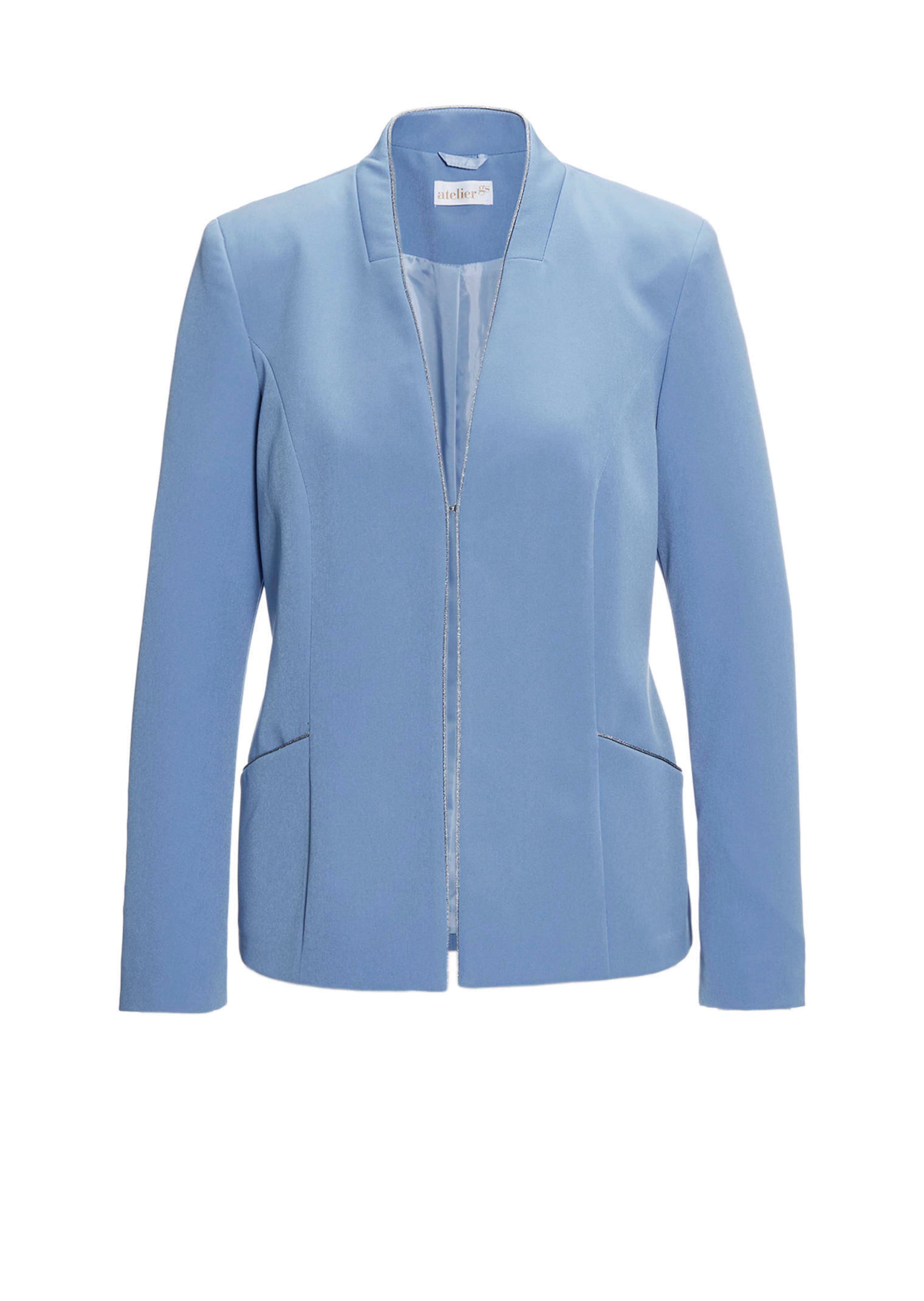 Blazer agrémenté de passepoils contrastants