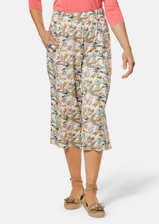 Jersey-Culotte VERA mit Blättermuster thumbnail 1