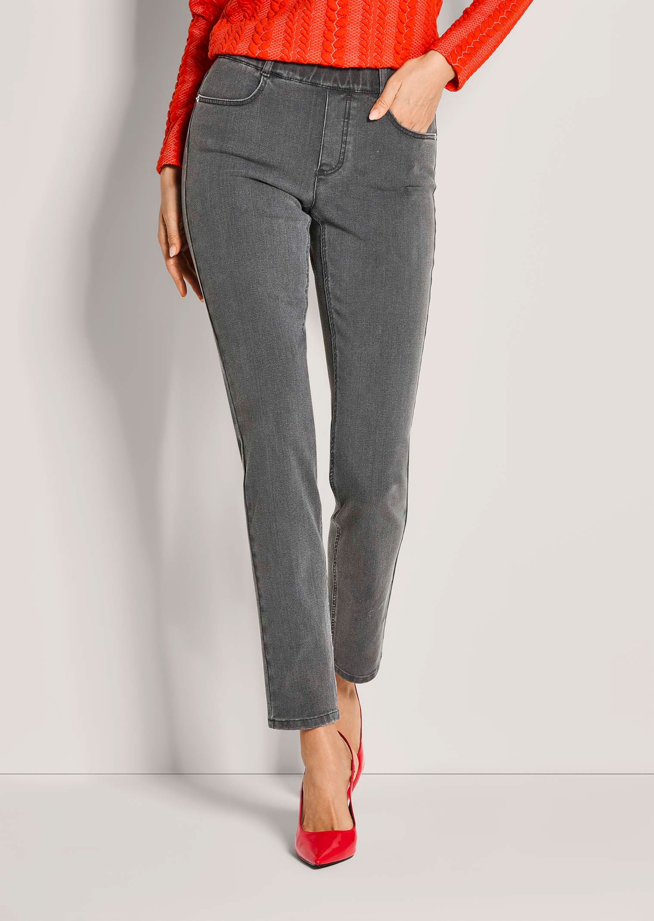 Schlanke Jeans zum Schlüpfen