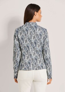 Jacquard-Blazer mit Glanz-Effekten thumbnail 4