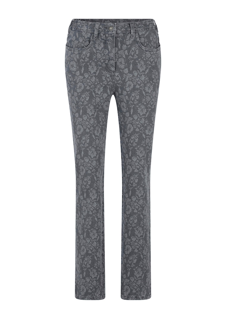 Hose LOUISA mit tonalem Blumenmuster