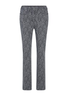 Pantalon LOUISA avec motif floral ton sur ton thumbnail 6