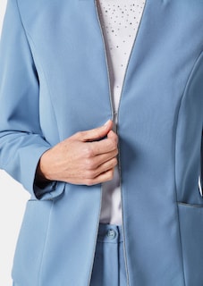 Blazer agrémenté de passepoils contrastants thumbnail 5