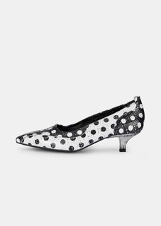 Pumps aus Leder mit Punktemuster thumbnail 4