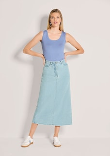 Jeansrock in Midilänge thumbnail 3