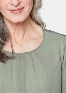 Verzorgd shirt in elegante blouselook thumbnail 5