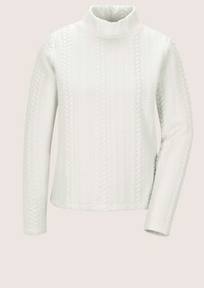 Sweatshirt met kabelpatroon thumbnail 7